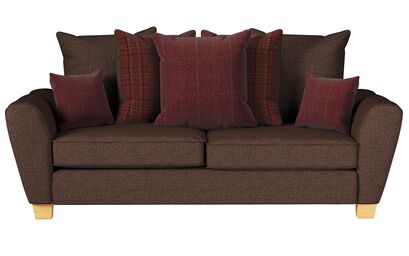 Theo Fabric 4 Seater Scatter Back Sofa | Theo Sofa Range | ScS