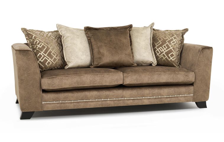 Living Majestic Fabric 4 Seater Sofa Scatter Back Living Majestic Fabric 4 Seater Sofa Scatter Back