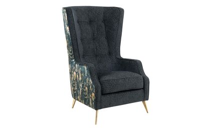 Drake Fabric Patterned Throne Chair | Drake Sofa Range | ScS