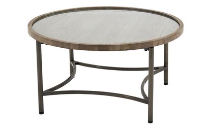 Rosary Round Coffee Table with Glass Top | Rosary Furniture Range | ScS