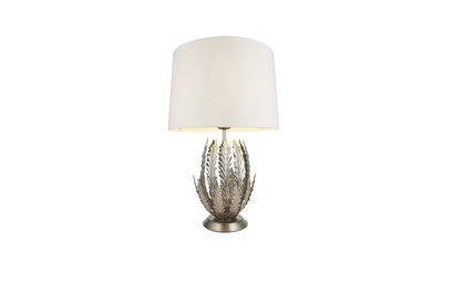 Ivy Silver Leaf Table Lamp with Shade | Cosy Living | ScS