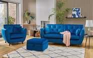 Hoxton Compact Velvet 3 Seater Sofa Hoxton Compact Velvet 3 Seater Sofa