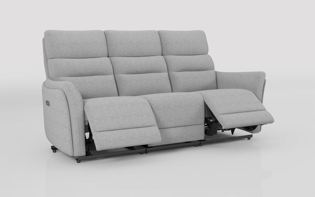 Cleveley 3 Seater Power Recliner Sofa, BEGONIA-MEDIUM-GREY-835 Cleveley 3 Seater Power Recliner Sofa | Cleveley Sofa Range | ScS