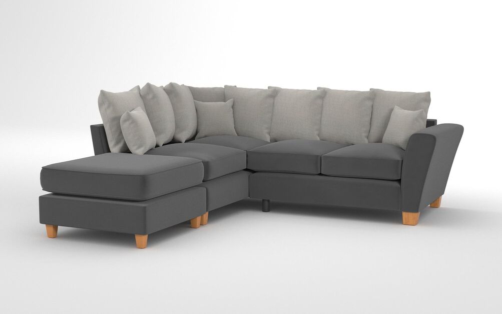 Tenbury 1 Corner 2 Left Hand Facing Chaise Scatter Back Sofa | Tenbury Sofa Range | ScS