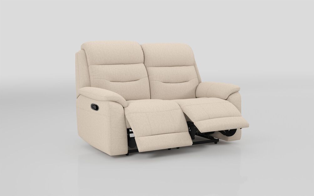 Rookby 2 Seater Manual Recliner Sofa, ANEMONE-WHITE-003 Rookby 2 Seater Manual Recliner Sofa | Rookby Sofa Range | ScS