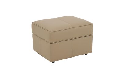 Living Sammy Leather Storage Footstool | Sammy Sofa Range | ScS