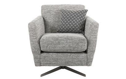 Aurora Fabric Plain Low Swivel Chair | Aurora Sofa Range | ScS