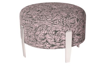 LLB Regency Fabric Large Round Footstool | LLB Regency Sofa Range | ScS