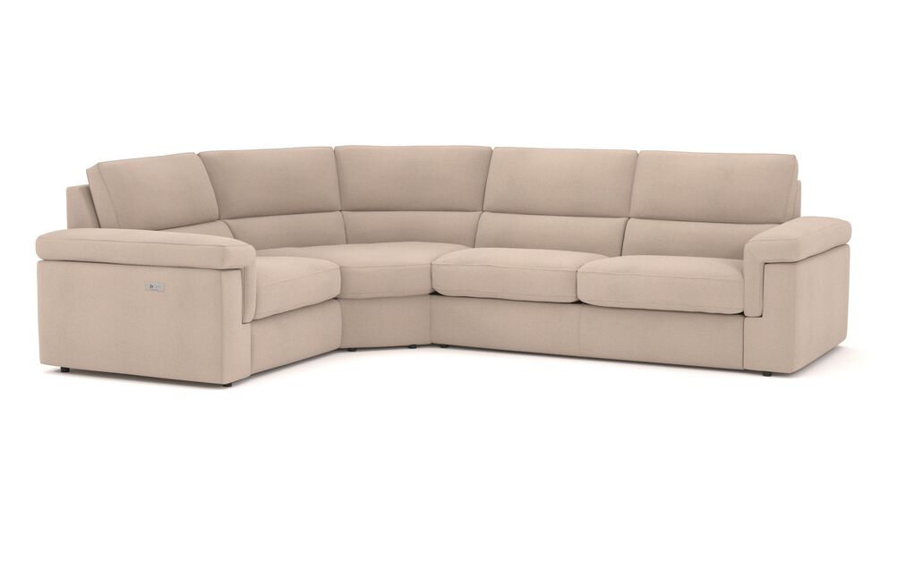 Crociale 1 Corner 3 Sofa Bed with Left Hand Facing Single Power Recliner | Crociale Sofa Range | ScS