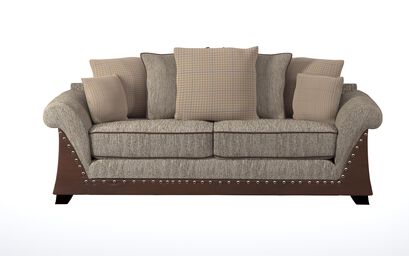 Living Noah Fabric 3 Seater Scatter Back Sofa | Noah Sofa Range | ScS