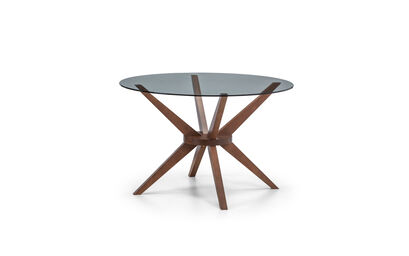 Euston 1.2m Glass Round Dining Table | Euston Furniture Range | ScS