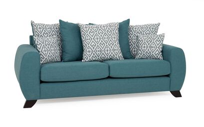Living Aspen Fabric 4 Seater Scatter Back Sofa | Aspen Sofa Range | ScS