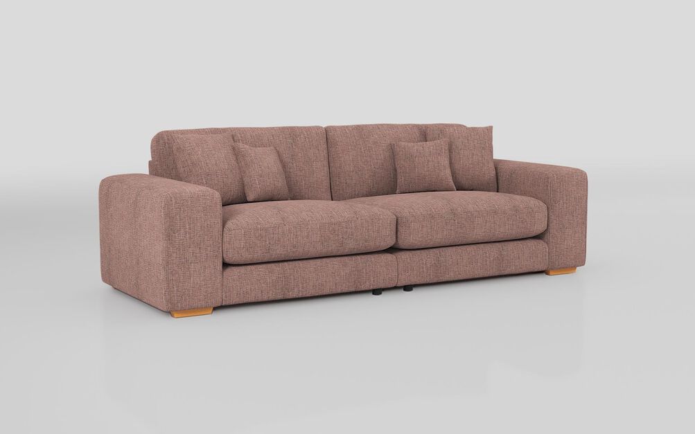 Fincham 4 Seater Split Standard Back Sofa, AZALEA-PINK-440 Fincham 4 Seater Split Standard Back Sofa | Fincham Sofa Range | ScS