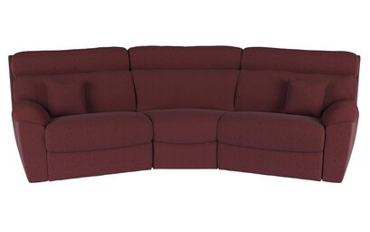 Living Cloud Fabric 4 Seater Curved Static Sofa | Cloud Sofa Range | ScS
