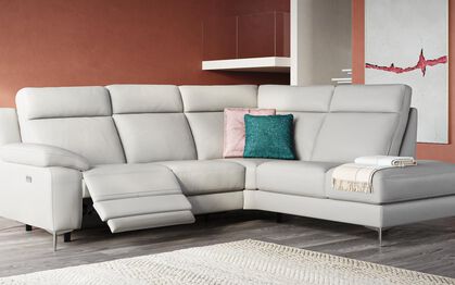 Castagnolo 3 Seater Power Recliner, LIROE VINTAGE BEIGE 009 Castagnolo 3 Seater Power Recliner | Castagnolo Sofa Range | ScS