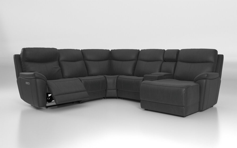 Eldwick 3 Corner 3 Left Hand Facing Power Right Hand Facing Console & Chaise Sofa with Head Tilt | Eldwick Sofa Range | ScS
