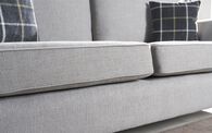 Hugo Fabric 1 Corner 3 Left Hand Facing Chaise Scatter Back Sofa, HILTON COLLECTION GREY 1 Hugo Fabric 1 Corner 3 Left Hand Facing Chaise Scatter Back Sofa | Hugo Sofa Range | ScS