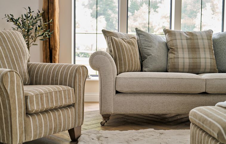 Inspire Kirkby Fabric Grand Sofa Scatter Back Inspire Kirkby Fabric Grand Sofa Scatter Back