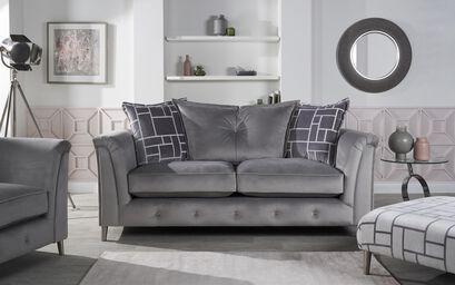 Darcie Fabric Large Storage Footstool | Darcie Sofa Range | ScS