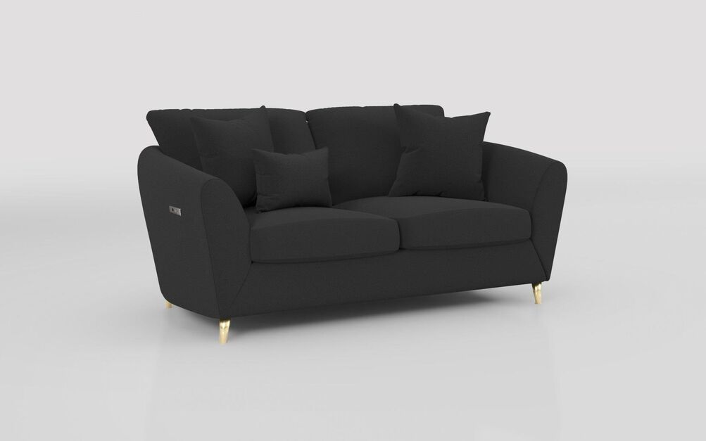 Blyth 2 Seater Power Recliner Sofa, ANEMONE BLACK 910 Blyth 2 Seater Power Recliner Sofa | Blyth Sofa Range | ScS