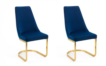 Camden Pair of Blue Dining Chairs | Camden Furniture Range | ScS