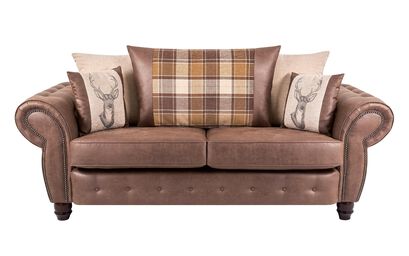 County Fabric 3 Seater Scatter Back Sofa | County Sofa Range | ScS