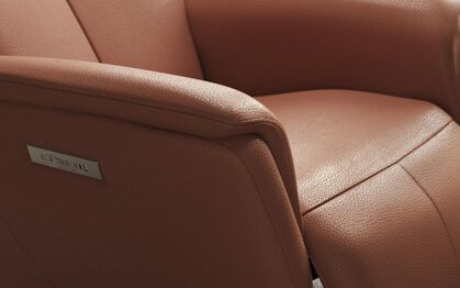 Torriana Power Recliner Chair with Built In Battery Pack, MACADAMIA-MIDNIGHT-BLUE-540 Torriana Power Recliner Chair with Built In Battery Pack | Torriana Sofa Range | ScS