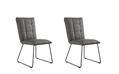 Verona Pair of Grey Dining Chairs | Verona Furniture Range | ScS