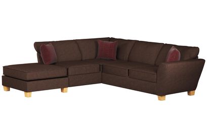 Theo Fabric 1 Corner 2 Left Hand Facing Chaise Standard Back Sofa | Theo Sofa Range | ScS