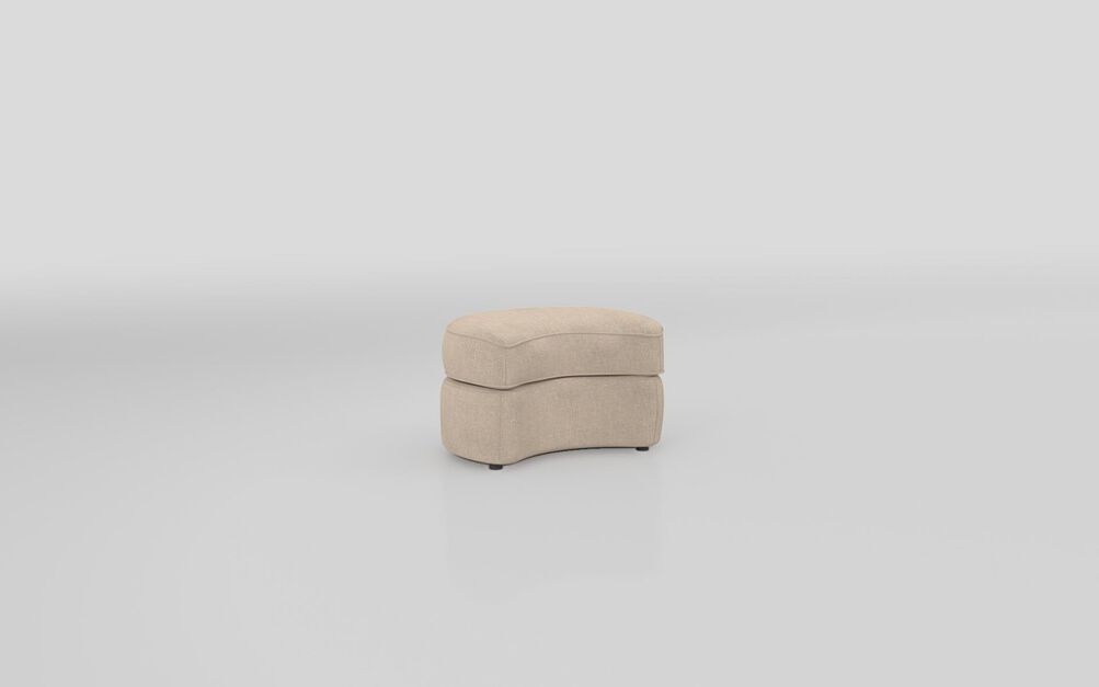 Paisley Half Moon Footstool, ACACIA-BEIGE-006 Paisley Half Moon Footstool | Paisley Sofa Range | ScS