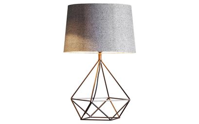 Prism Table Lamp with Grey Shade | Lighting | ScS