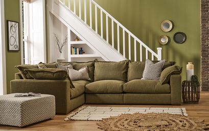 Ideal Home Lennox Fabric 2 Seater Sofa | Lennox Sofa Range | ScS