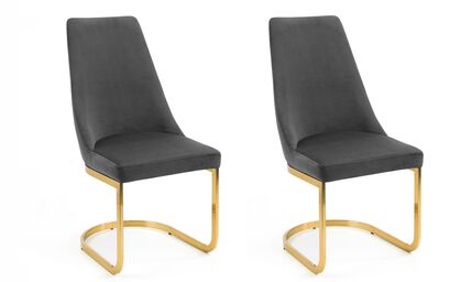 Camden Pair of Grey Dining Chairs | Camden Furniture Range | ScS