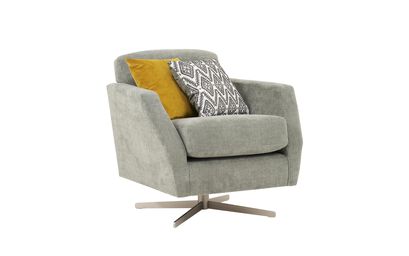 Living Haze Fabric Accent Swivel Chair | Haze Sofa Range | ScS