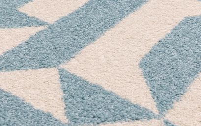 Muse Shapes Blue Rug | Rugs | ScS