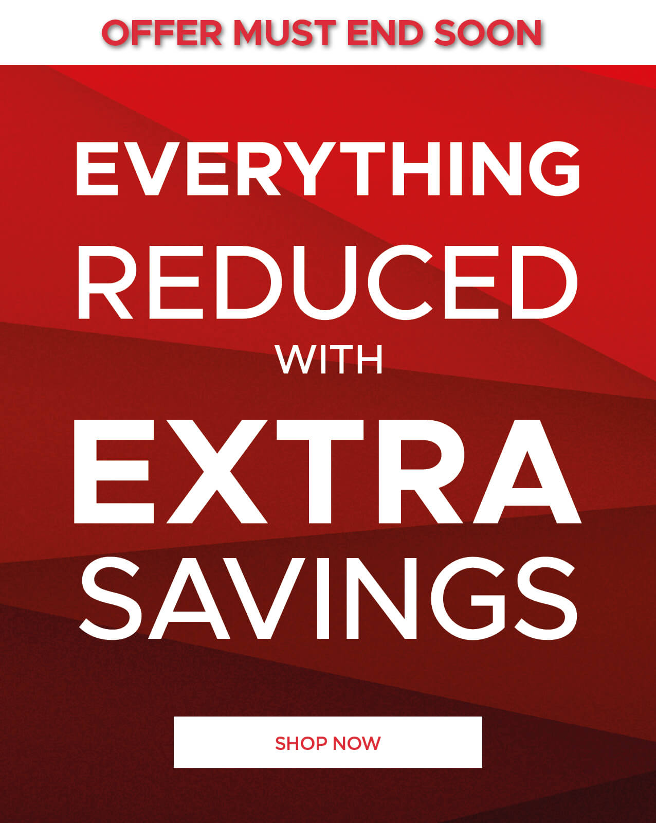 Everything Reduced with Extra Savings