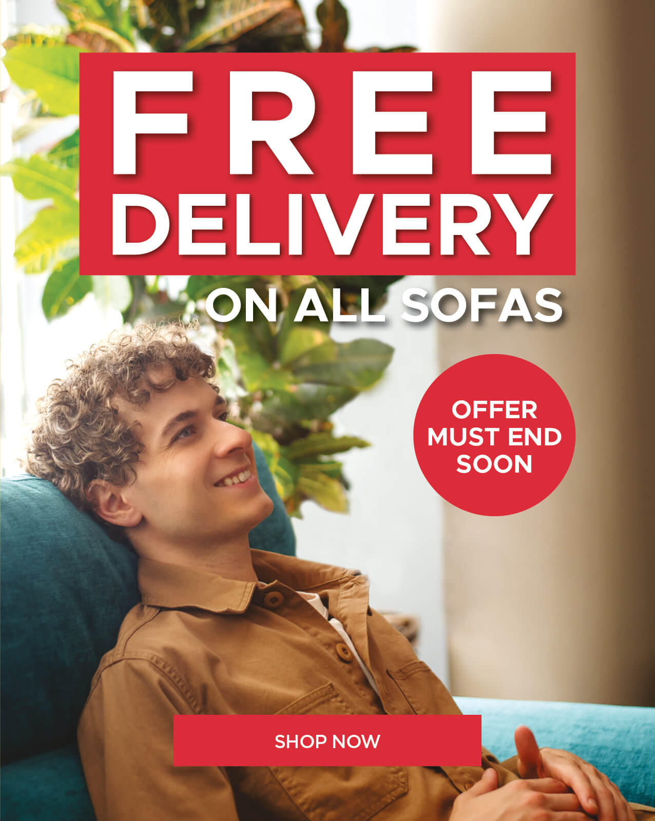 Free Delivery on all sofas