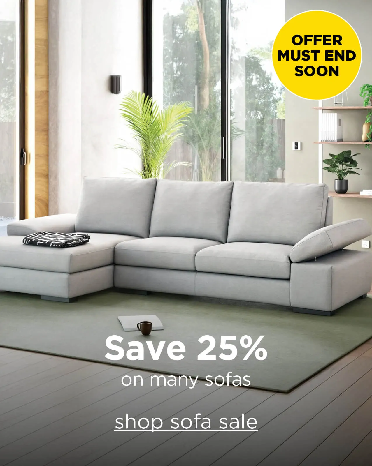 Save 25% on many Sofas
