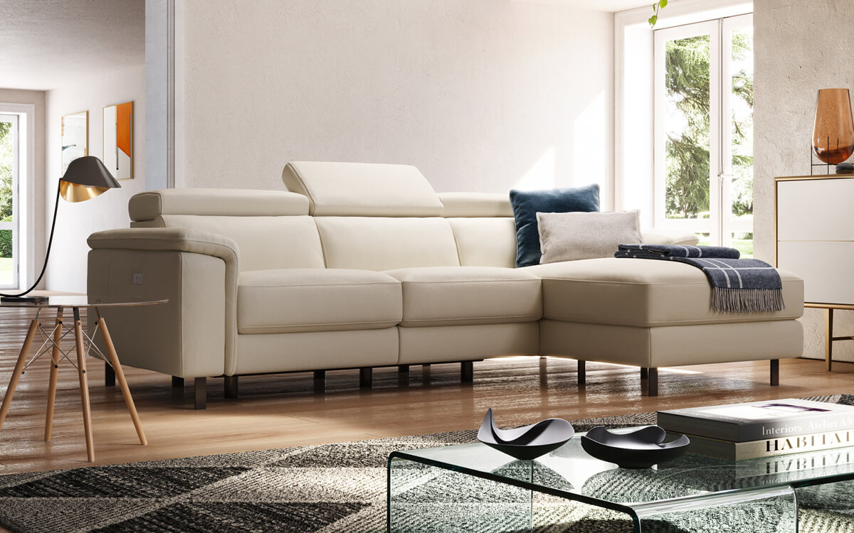 Leather sofas