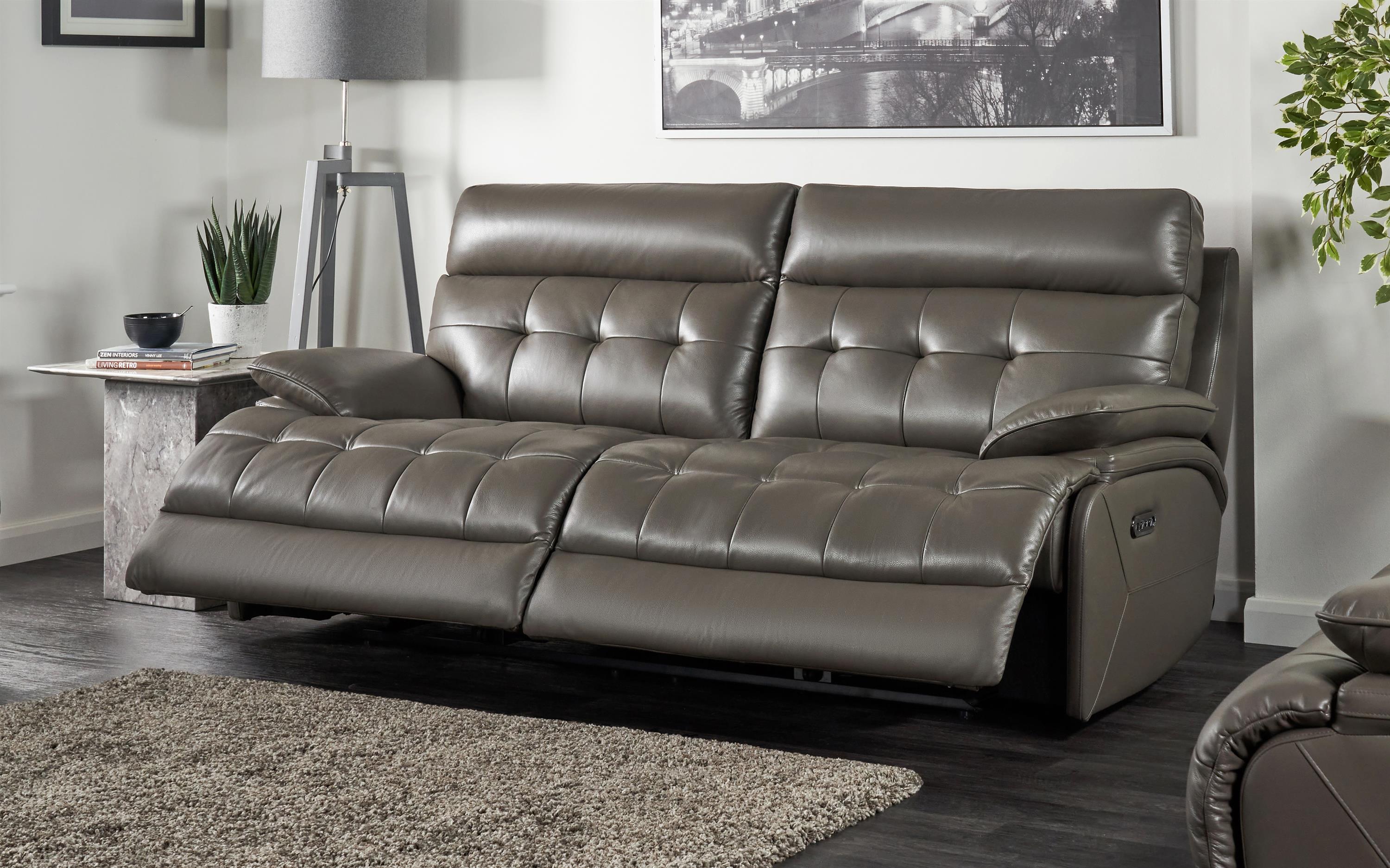 LaZBoy Knoxville 3 Seater Power Recliner Sofa