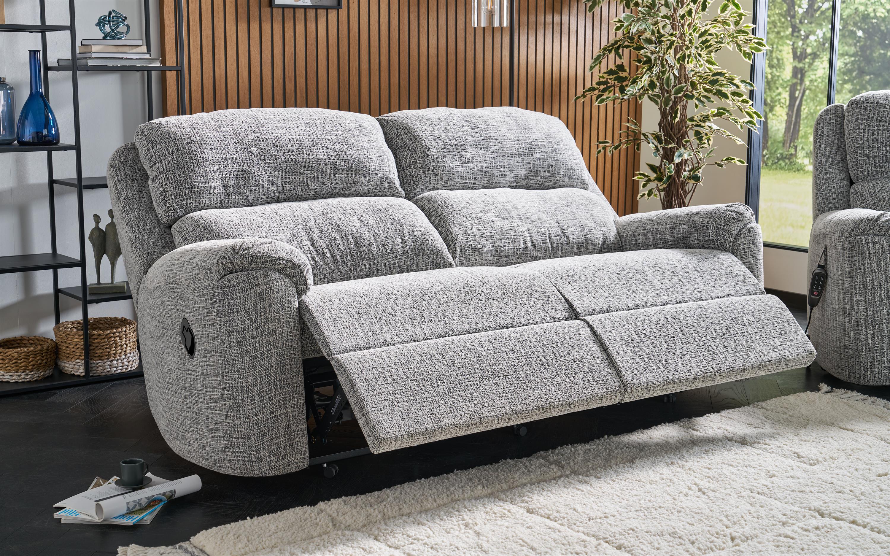 Celebrity Cambridge Fabric 3 Seater Manual Recliner Sofa