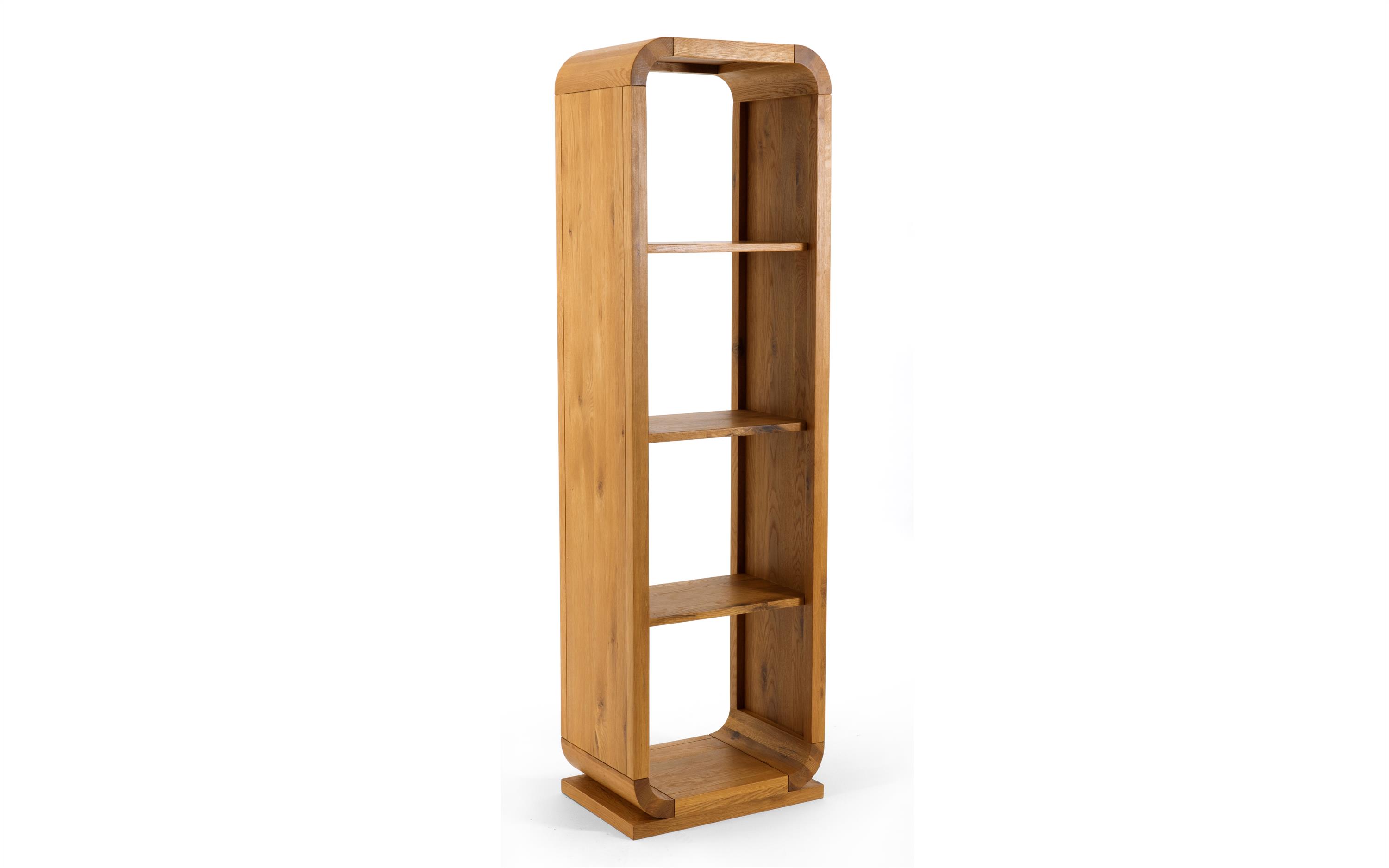 Oak Lounge Open Shelf Unit